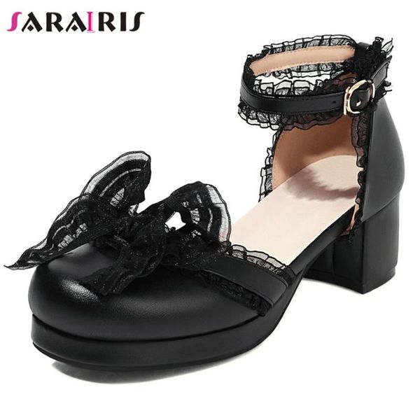 sandals sarairis solid buckle round toe marry janes women butterfly knot sweet lolita ladies shoes, Black
sandals sarairis solid buckle round toe marry janes women butterfly knot sweet lolita ladies shoes, Black