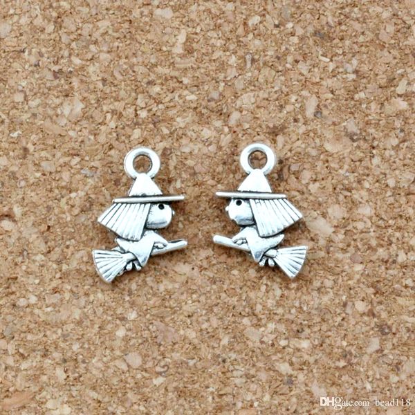 200pcs witch with broom wizard charm pendants for jewelry making bracelet necklace diy accessories 10.8x16.5mm a-446, Bronze;silver
200pcs witch with broom wizard charm pendants for jewelry making bracelet necklace diy accessories 10.8x16.5mm a-446, Bronze;silver