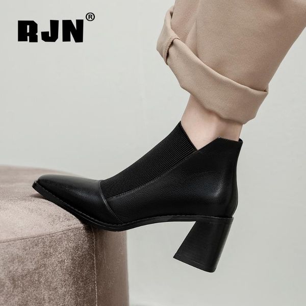 boots rjn winter warm fashion confortable ankle woman genuine leather wollen fabric patchwork square toe high bootsro426, Black
boots rjn winter warm fashion confortable ankle woman genuine leather wollen fabric patchwork square toe high bootsro426, Black