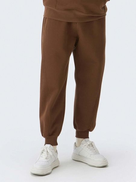men drawstring waist sweatpants y8bc#, Black