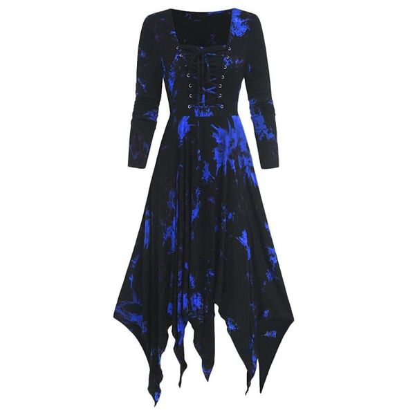 casual dresses long sleeve gothic clothes retro ladies lace irregular dress up female halloween tie dye print cosplay streetwear, Black;gray
casual dresses long sleeve gothic clothes retro ladies lace irregular dress up female halloween tie dye print cosplay streetwear, Black;gray