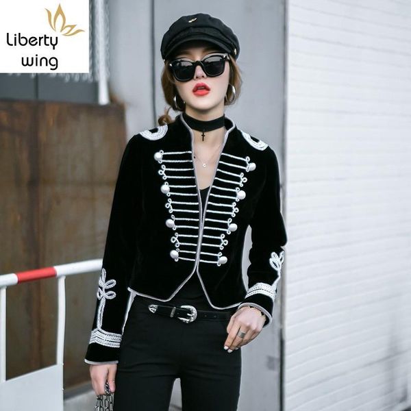 women's jackets england style women short boyfriend spring autumn runway embroidery vintage outwear coat stand collar button court jack, Black;brown
women's jackets england style women short boyfriend spring autumn runway embroidery vintage outwear coat stand collar button court jack, Black;brown