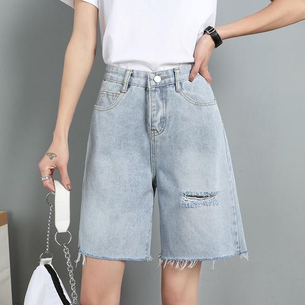 women's jeans high waist hole tassels slim cyclist denim bermuda shorts summer straight casual fashion women zipper y2k, Blue
women's jeans high waist hole tassels slim cyclist denim bermuda shorts summer straight casual fashion women zipper y2k, Blue