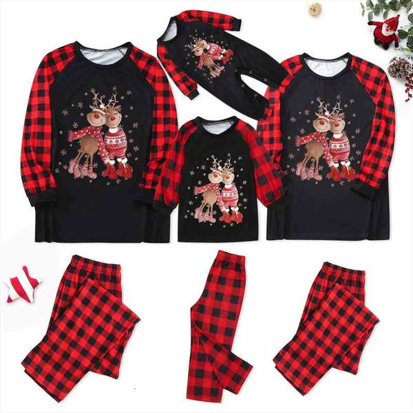 family christmas pajamas xmas women sleepwear matching outfits mother daughter clothes pijamas navidad para familias 40, Black;red
family christmas pajamas xmas women sleepwear matching outfits mother daughter clothes pijamas navidad para familias 40, Black;red