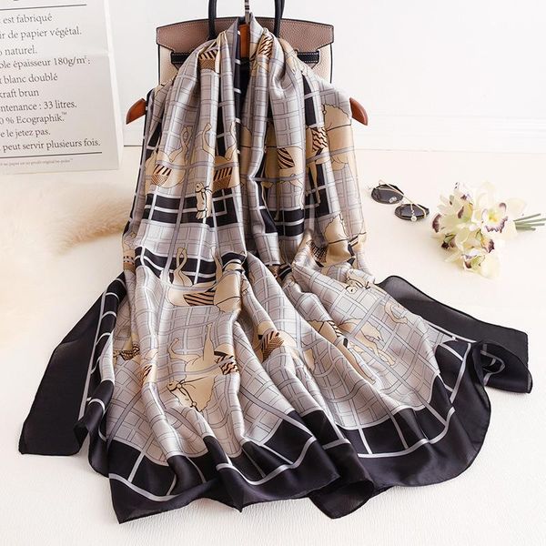 scarves 2021 summer sunscreen spring style carriage chain beach towel korean women's dustproof shawl, Blue;gray
scarves 2021 summer sunscreen spring style carriage chain beach towel korean women's dustproof shawl, Blue;gray