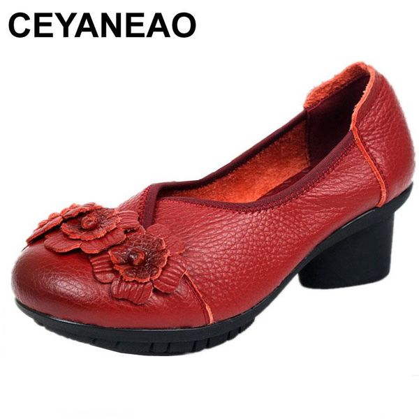 dress shoes ceyaneao spring autumn fashion woman women's genuine leather pumps ladies handmade non-slip soft outsole, Black
dress shoes ceyaneao spring autumn fashion woman women's genuine leather pumps ladies handmade non-slip soft outsole, Black