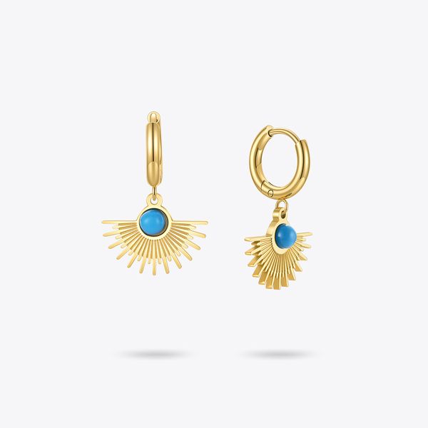 enfashion vintage fan drop earrings for women stainless steel fashion jewelry pendientes mujer gift gold color earings e211269, Golden
enfashion vintage fan drop earrings for women stainless steel fashion jewelry pendientes mujer gift gold color earings e211269, Golden