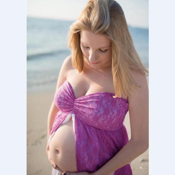 maternity dresses pography props fancy two-color pregnant clothes maxi lace chiffon dress po session, White
maternity dresses pography props fancy two-color pregnant clothes maxi lace chiffon dress po session, White