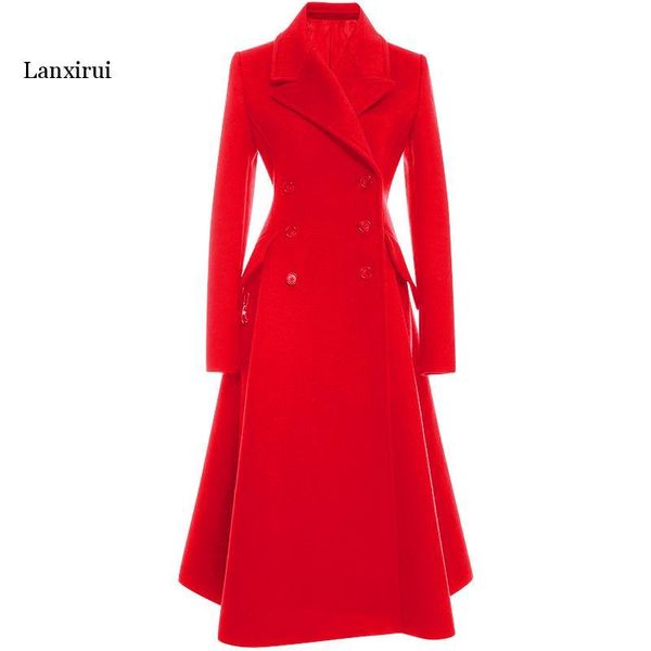 thick woolen coat female autumn and winter new temperament women's over the knee wool woolen coat, Tan;black
thick woolen coat female autumn and winter new temperament women's over the knee wool woolen coat, Tan;black