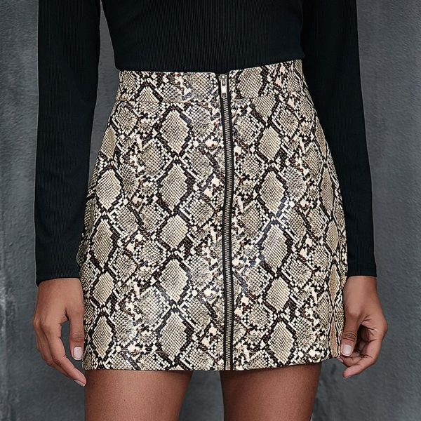 skirts women serpentine mini fashion autumn spring zip up pencil high waist snake skin printed bodycon, Black
skirts women serpentine mini fashion autumn spring zip up pencil high waist snake skin printed bodycon, Black