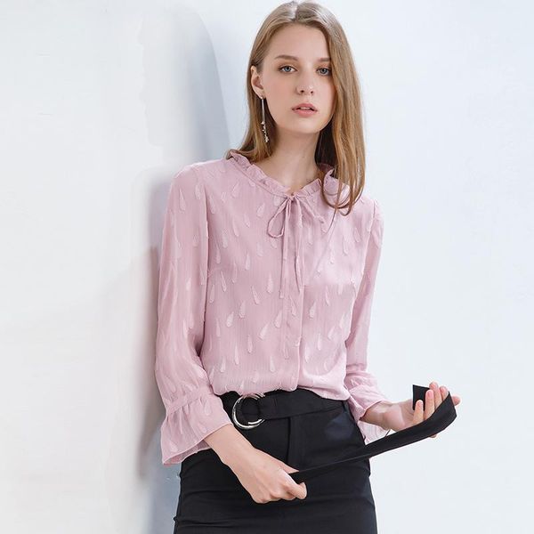 pink drawstring pink blouse long sleeve embroidery floral loose casual shirts female 2021 spring blouse, White
pink drawstring pink blouse long sleeve embroidery floral loose casual shirts female 2021 spring blouse, White