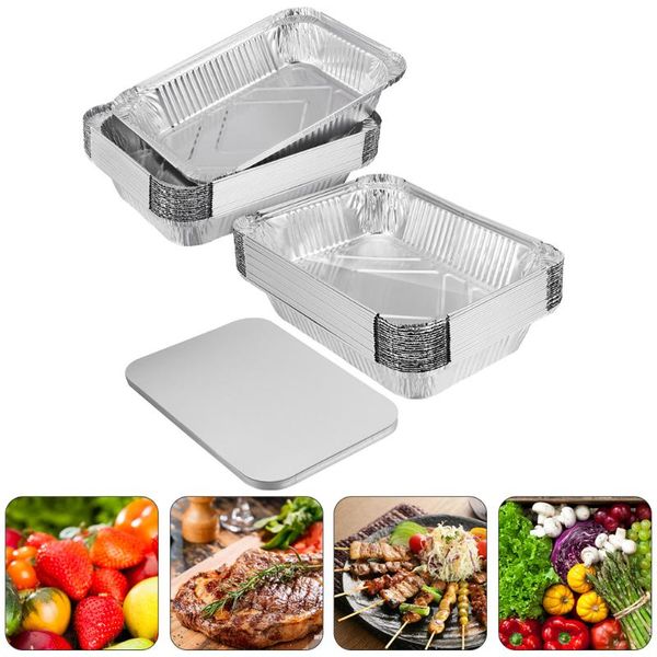 gift wrap 50pcs disposable barbecue pans rectangular aluminum foil (silver)
gift wrap 50pcs disposable barbecue pans rectangular aluminum foil (silver)