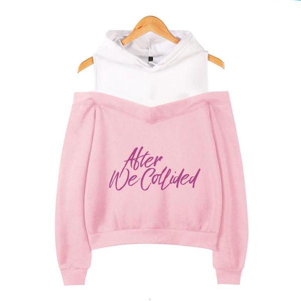 women's hoodies & sweatshirts romantic movie after we collided off shoulder sweatshirt women long sleeve streetwear casual fashion pull, Black
women's hoodies & sweatshirts romantic movie after we collided off shoulder sweatshirt women long sleeve streetwear casual fashion pull, Black