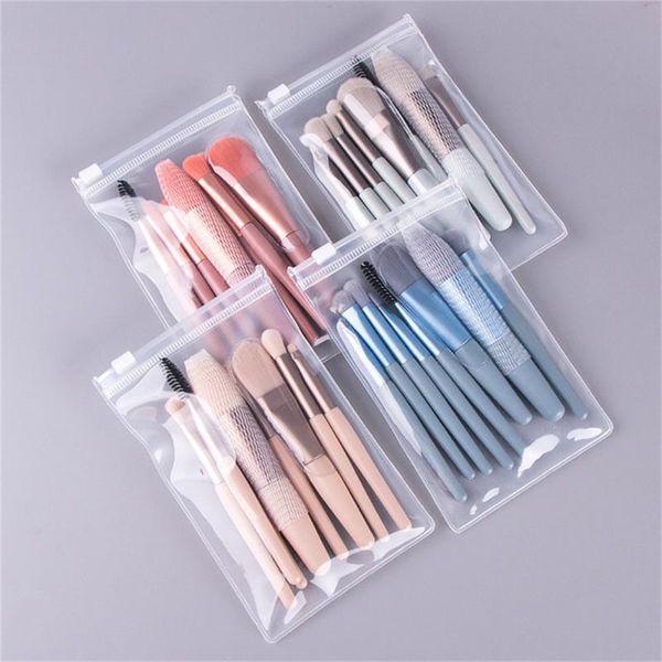 makeup brushes 8pcs portable wood handle set face lip eye shadow eyelash comb foundation powder brush tools brochas maquillaje
makeup brushes 8pcs portable wood handle set face lip eye shadow eyelash comb foundation powder brush tools brochas maquillaje