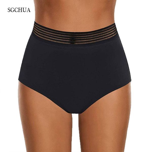 sgchua new solid black women's swimming trunks high waist bikini bottom lace swim panties plus size xxl beach bather briefs
sgchua new solid black women's swimming trunks high waist bikini bottom lace swim panties plus size xxl beach bather briefs