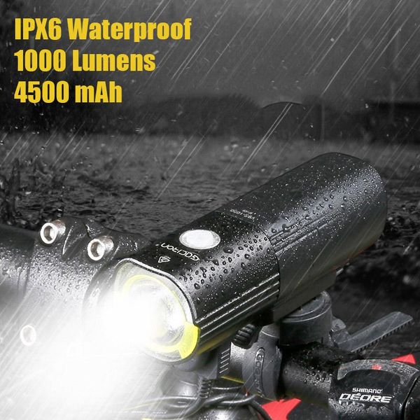 gaciron led bicycle light 4500mah bike light 1000 lumens t6 led for bicycle ipx6 waterproof usb rechargeable
gaciron led bicycle light 4500mah bike light 1000 lumens t6 led for bicycle ipx6 waterproof usb rechargeable