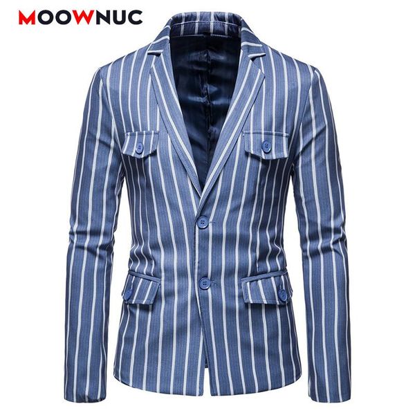 casual blazer male fashion suits for men coats wedding jackets 2021 new striped hombre high-quality spring autumn slim moownuc, White;black
casual blazer male fashion suits for men coats wedding jackets 2021 new striped hombre high-quality spring autumn slim moownuc, White;black