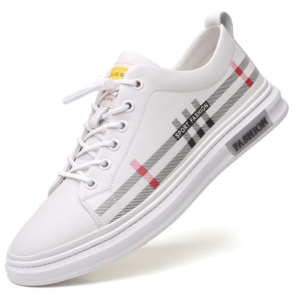 men's spring 2020 white men's trend casual shoes breathable board one generation, Black
men's spring 2020 white men's trend casual shoes breathable board one generation, Black