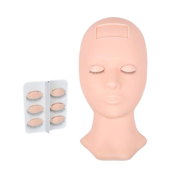 false eyelashes silicone eyelash mannequin head replacement makeup practice w/eyelids
false eyelashes silicone eyelash mannequin head replacement makeup practice w/eyelids