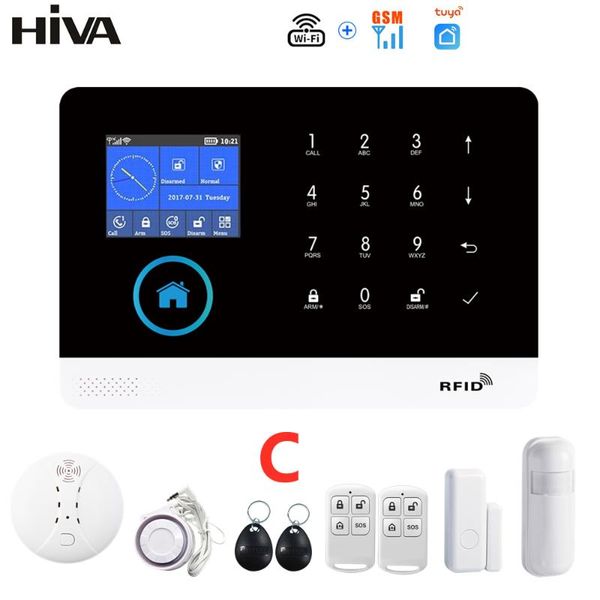 alarm systems pg103 wifi gsm home system tuya smartlife app control wireless burglar security kits with smoke detector door sensor
alarm systems pg103 wifi gsm home system tuya smartlife app control wireless burglar security kits with smoke detector door sensor
