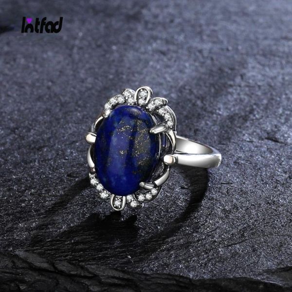 cluster rings natural lapis lazuli ring 925 sterling silver for women vintage 10*14mm moonstone labradorite jewelry gifts, Golden;silver
cluster rings natural lapis lazuli ring 925 sterling silver for women vintage 10*14mm moonstone labradorite jewelry gifts, Golden;silver