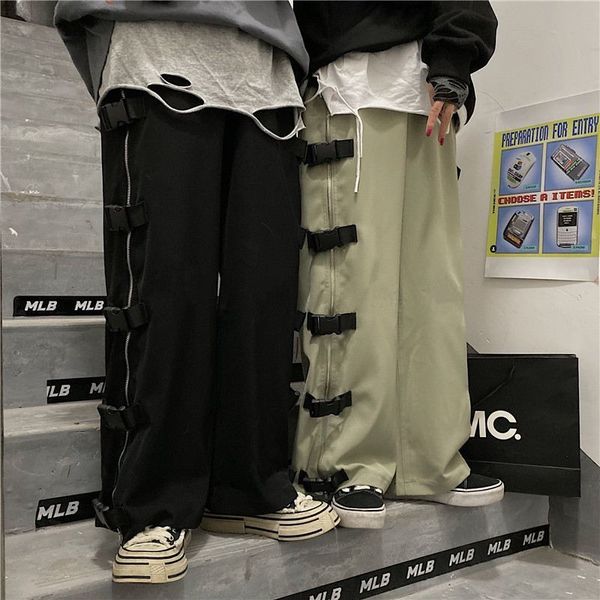 summer style hip-hop buckle men and women cargo pants couples nice students in fashion y475 qc3y, Black;white
summer style hip-hop buckle men and women cargo pants couples nice students in fashion y475 qc3y, Black;white