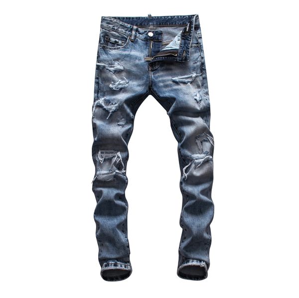2021men's distressed ripped skinny jeans fashion mens jeans slim motorcycle moto biker causal mens denim pants hip hop men jeans, Blue
2021men's distressed ripped skinny jeans fashion mens jeans slim motorcycle moto biker causal mens denim pants hip hop men jeans, Blue