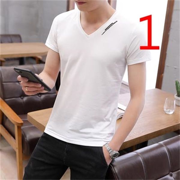 Short-sleeved 2021 T-shirt Summer New Cotton Casual Round Neck Fashion Ice Silk Men's Tide N89E, White;black
Short-sleeved 2021 T-shirt Summer New Cotton Casual Round Neck Fashion Ice Silk Men's Tide N89E, White;black