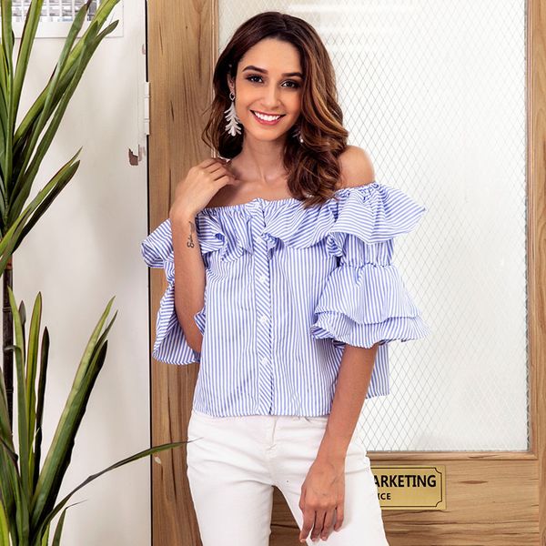 2021 women new summer blouse shirt womens and blouses off shoulder casual female clothing uys7, Black
2021 women new summer blouse shirt womens and blouses off shoulder casual female clothing uys7, Black