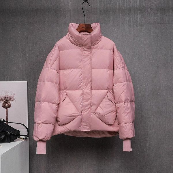 female feather jackets 2021 new winter all-match pink students outwear bread coat stand collar long sleeve women white duck down, Black
female feather jackets 2021 new winter all-match pink students outwear bread coat stand collar long sleeve women white duck down, Black