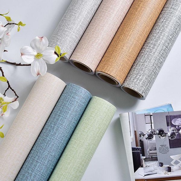 wallpapers linen pattern waterproof wallpaper pvc self adhesive solid color dormitory bedroom wall sticker cabinets furniture contact paper
wallpapers linen pattern waterproof wallpaper pvc self adhesive solid color dormitory bedroom wall sticker cabinets furniture contact paper