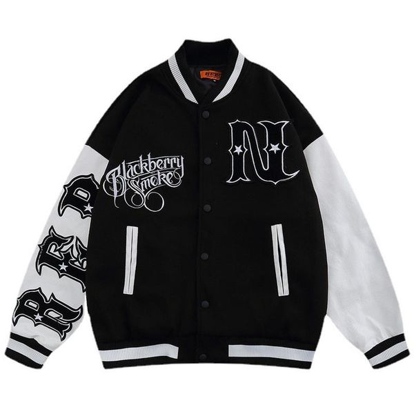 men's jackets men baseball jacket coat hip hop streetwear letter embroidery splicing bomber 2021 autumn woman harajuku varsity, Black;brown
men's jackets men baseball jacket coat hip hop streetwear letter embroidery splicing bomber 2021 autumn woman harajuku varsity, Black;brown