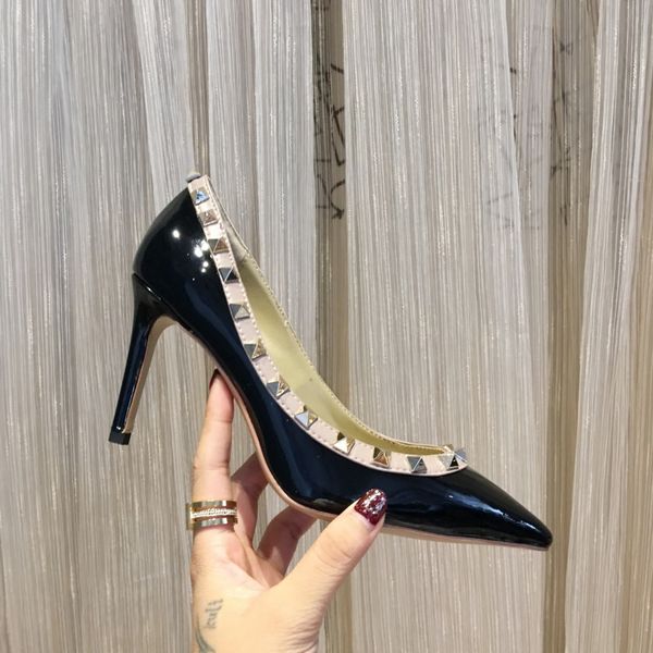 designers genuine leather womens dress shoes fashion woman office party dressed shoe high heel ladies casual shoess box large size 35-43, Black
designers genuine leather womens dress shoes fashion woman office party dressed shoe high heel ladies casual shoess box large size 35-43, Black