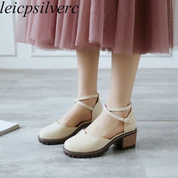 dress shoes women's sandals med heel pu round toe crystal buckle platform ankle strap 2021 summer sweet fashion casual pink, Black
dress shoes women's sandals med heel pu round toe crystal buckle platform ankle strap 2021 summer sweet fashion casual pink, Black