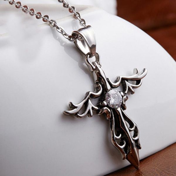 pendant necklaces men and women stone pendant, stainless steel necklace for jewelry accessories, male cross wholesale, Silver
pendant necklaces men and women stone pendant, stainless steel necklace for jewelry accessories, male cross wholesale, Silver
