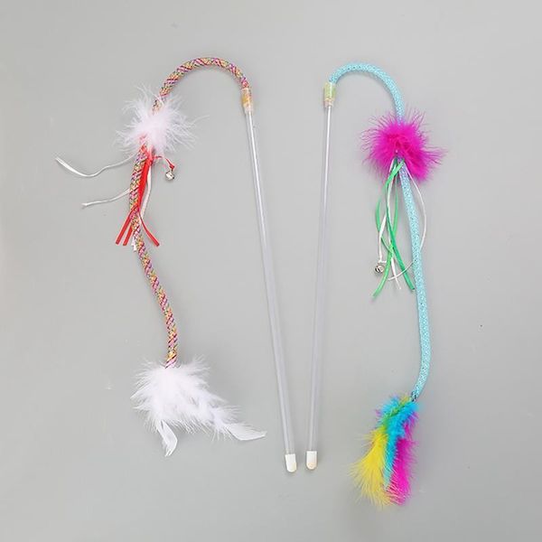 cat toys teaser wand interactive funny toy fake feather for kittens exercise playing training
cat toys teaser wand interactive funny toy fake feather for kittens exercise playing training