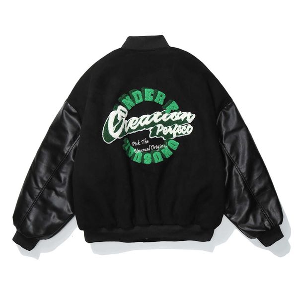 2021ss hip hop chamois suede bomber harajuku patchwork baseball jacket coats winter men streetwear thick jackets unisexg2b4, Black;brown
2021ss hip hop chamois suede bomber harajuku patchwork baseball jacket coats winter men streetwear thick jackets unisexg2b4, Black;brown