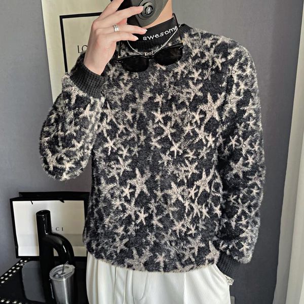 men's sweaters autumn winter sweater plus velvet to thicken and keep warm knitted long sleeve casual knitwear pullover homme, White;black
men's sweaters autumn winter sweater plus velvet to thicken and keep warm knitted long sleeve casual knitwear pullover homme, White;black
