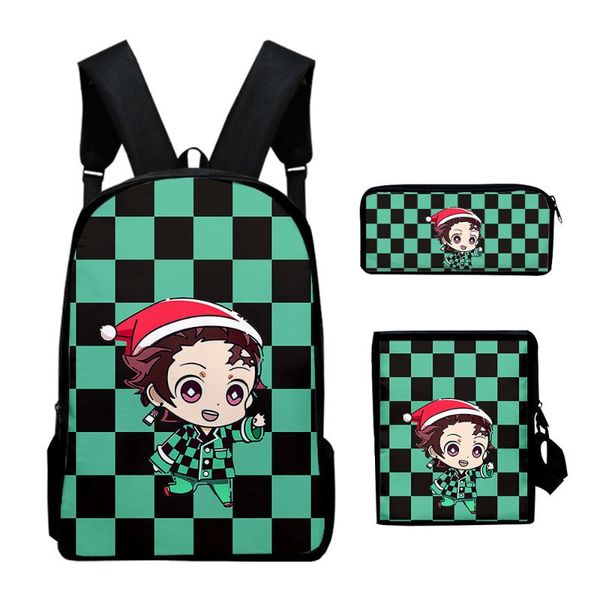 backpack merry christmas demon slayer backpacks 3 piece set bags women men travel boys girls students school
backpack merry christmas demon slayer backpacks 3 piece set bags women men travel boys girls students school
