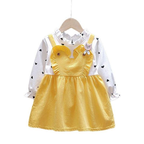 girl's dresses girls' 2021 children's sweet love princess dress children girls cotton long-sleeved cartoon 1-3 years old, Red;yellow
girl's dresses girls' 2021 children's sweet love princess dress children girls cotton long-sleeved cartoon 1-3 years old, Red;yellow