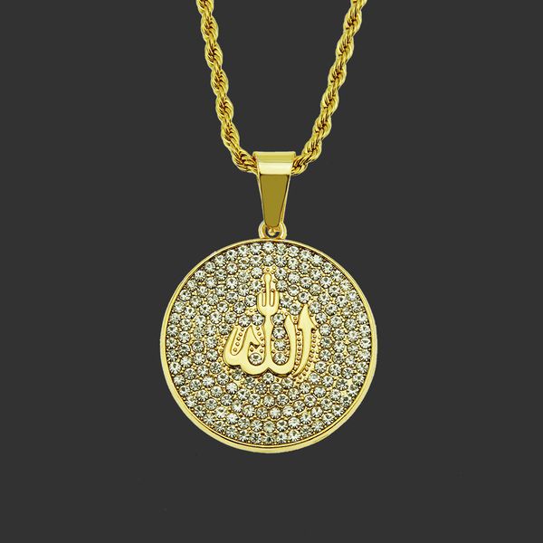 pendant for men chains hip hop amulet neck s jewelry diamond inlaid small round sign three-dimensional symbol necklace, Silver
pendant for men chains hip hop amulet neck s jewelry diamond inlaid small round sign three-dimensional symbol necklace, Silver