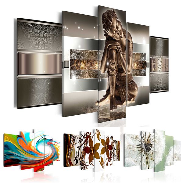 5 pcs no framed wall art paintings prints abstract buddha flower dandelion wall art picture canvas paintings wall decorations for living roo
5 pcs no framed wall art paintings prints abstract buddha flower dandelion wall art picture canvas paintings wall decorations for living roo