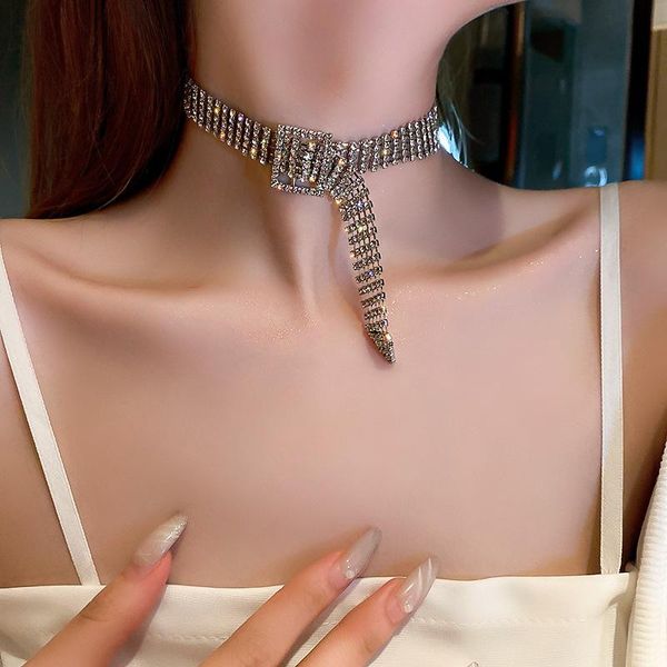 chokers origin summer bling rhinestone chunky curb chain necklace for women unique design wedding jewelry, Golden;silver
chokers origin summer bling rhinestone chunky curb chain necklace for women unique design wedding jewelry, Golden;silver
