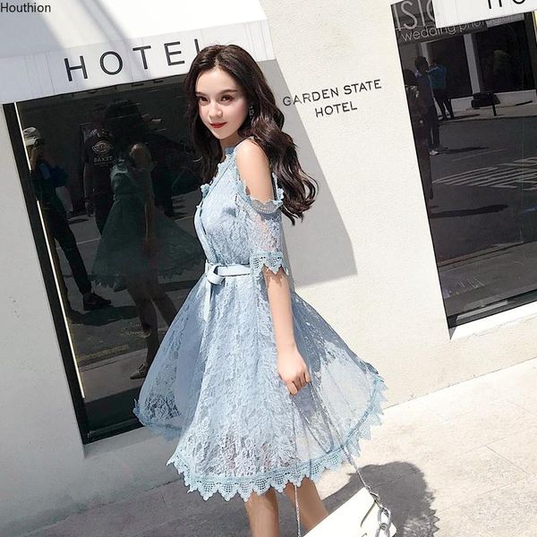 casual dresses short sleeve dress v-neck comfortable fashion women's korean summer lace solid color splicing, Black;gray
casual dresses short sleeve dress v-neck comfortable fashion women's korean summer lace solid color splicing, Black;gray