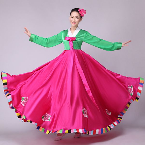 multicolor traditional korean hanbok dress female korean folk stage dance costume korea traditional costume party, Black;red
multicolor traditional korean hanbok dress female korean folk stage dance costume korea traditional costume party, Black;red