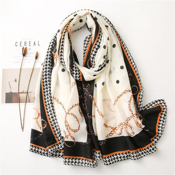scarves 2021 cotton and printing chain women fashion shawl autumn winter warm scarf sunscreen 180x90cm beach towel, Blue;gray
scarves 2021 cotton and printing chain women fashion shawl autumn winter warm scarf sunscreen 180x90cm beach towel, Blue;gray