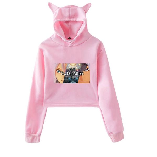 women's hoodies & sweatshirts kawaii tales of arise cat ear girls fasshion hoody women printed crop, Black
women's hoodies & sweatshirts kawaii tales of arise cat ear girls fasshion hoody women printed crop, Black