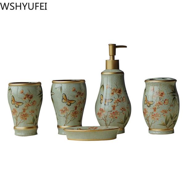 bath accessory set 5pcs\lot ceramic bathroom washing magnolia ceramics smooth and textured look couples mugs toiletries wshyufei
bath accessory set 5pcs\lot ceramic bathroom washing magnolia ceramics smooth and textured look couples mugs toiletries wshyufei