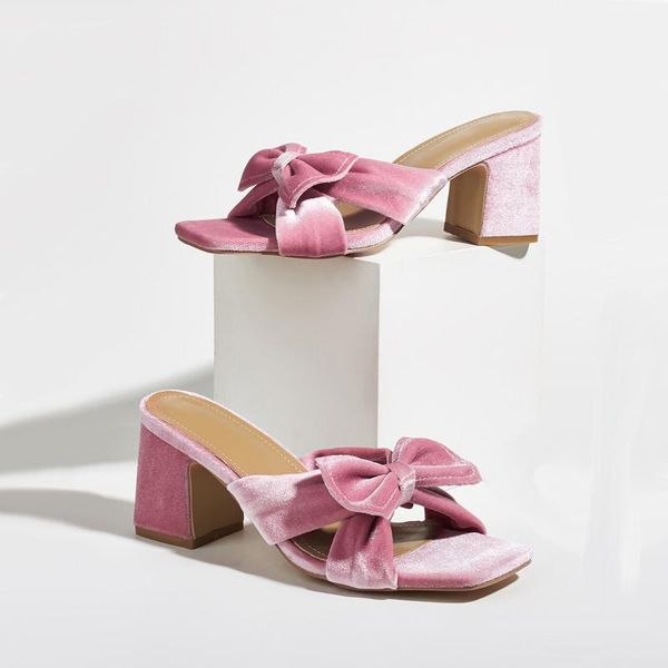 sandals sandal girl 2021 pink bow high heel slippers summe block shoes ladies velvet suede low heeled sandalen dames, Black
sandals sandal girl 2021 pink bow high heel slippers summe block shoes ladies velvet suede low heeled sandalen dames, Black