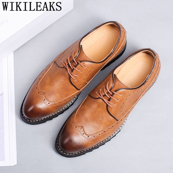brogues black suit shoes brown dress wedding shoes for men 2020 oxford elegant shoes for men fashion zapato hombre formal sapato
brogues black suit shoes brown dress wedding shoes for men 2020 oxford elegant shoes for men fashion zapato hombre formal sapato